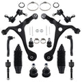 14pc Front Lower Control Arms Sway Bars Tie Rods Kit for Honda Accord (2003–2006)