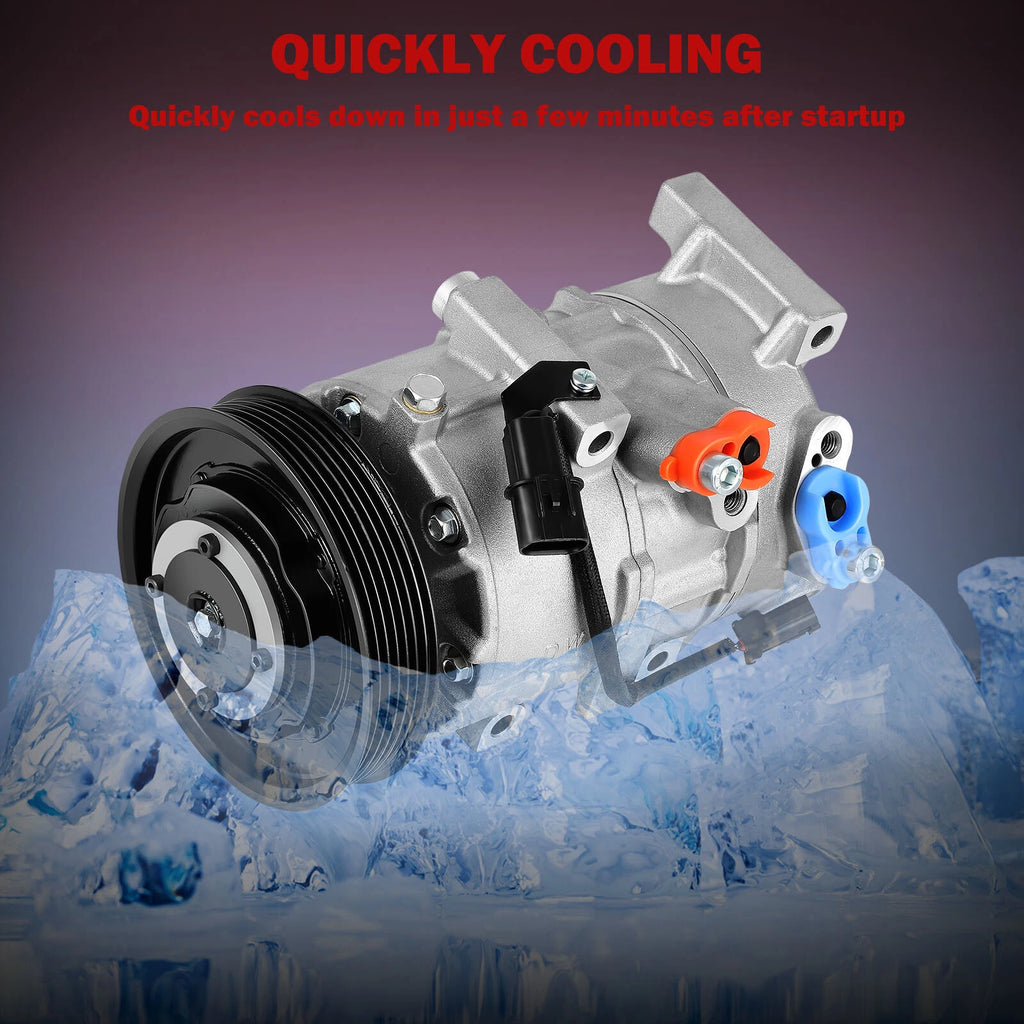 A/C Compressor with Clutch for Hyundai Tucson (2016-2017)