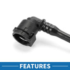 Radiator Hose No. 17128602646 for BMW 740i (2016–2019) Plastic Black
