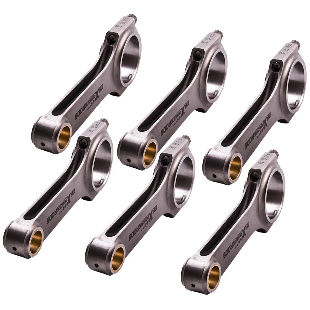 6x Forged H Beam Connecting Rods for Audi A4 RS4 V6 Quattro (2001–2008)