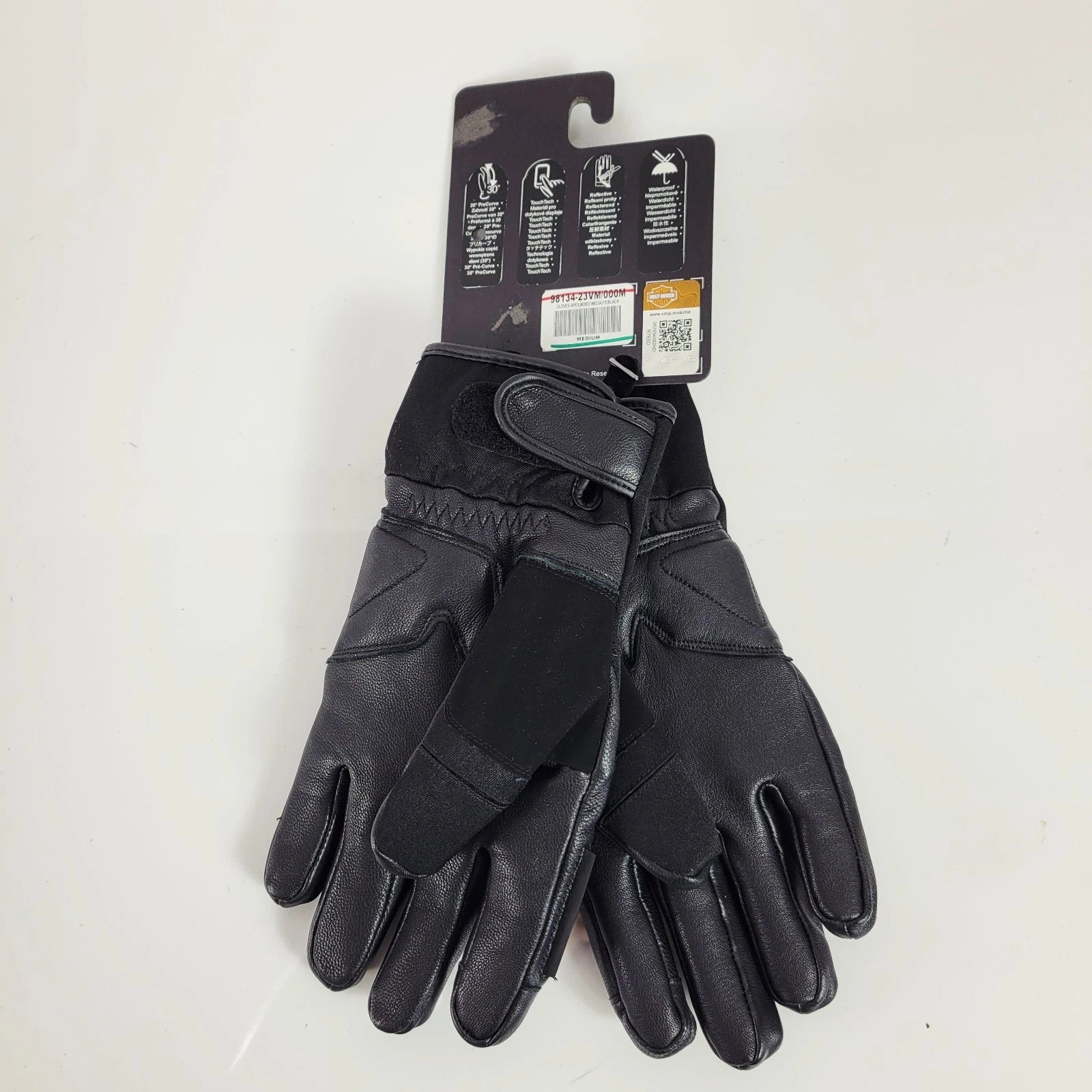 Men's Apex Mixed Media Full-Finger Gloves for Harley-Davidson (2023) 98134-23VM