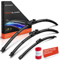 Set of 3 Windshield Wiper Blades for Ford Explorer (2011–2019)