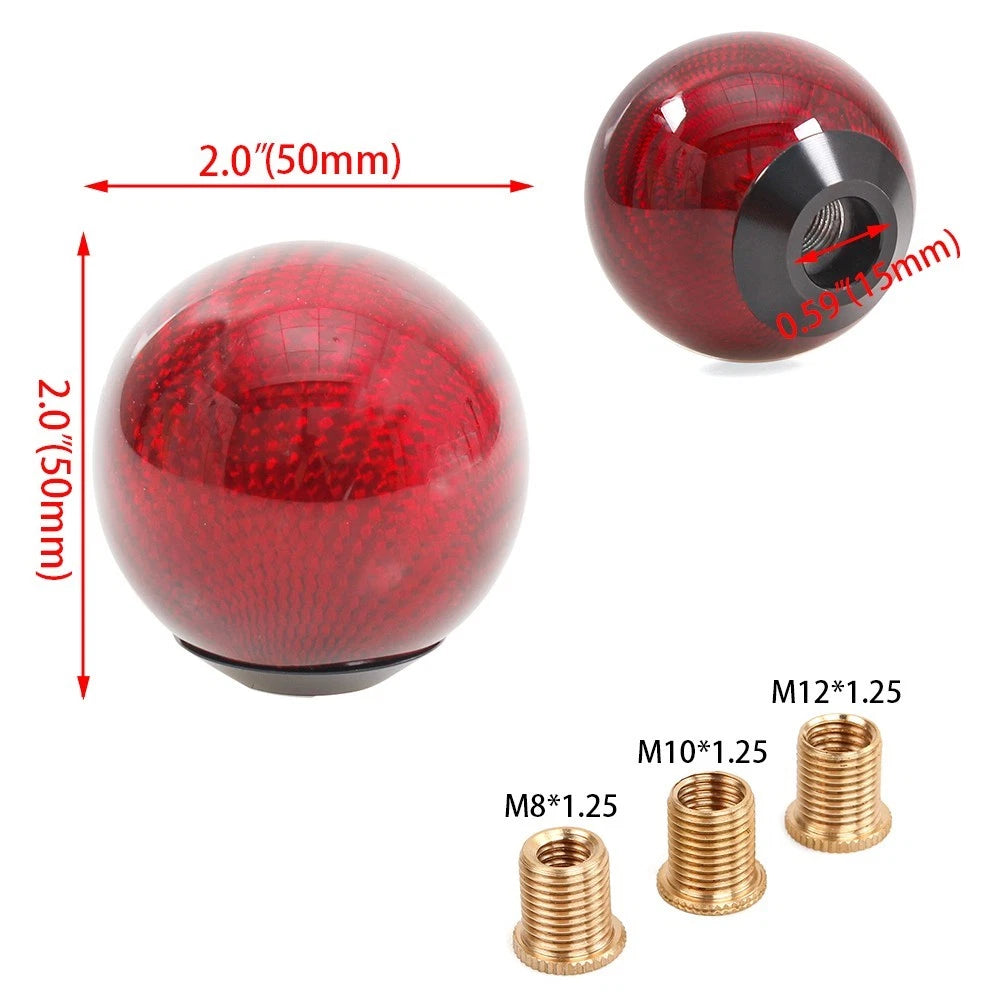 Red Carbon Fiber Shift Knob for Logitech G27 G29 G920 G923
