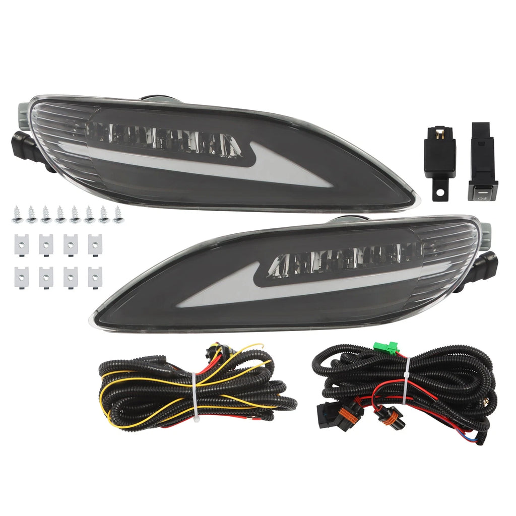 LED Fog Lights + DRL for Toyota Camry (2002–2004), Corolla (2005–2008), Solara (2002–2003)