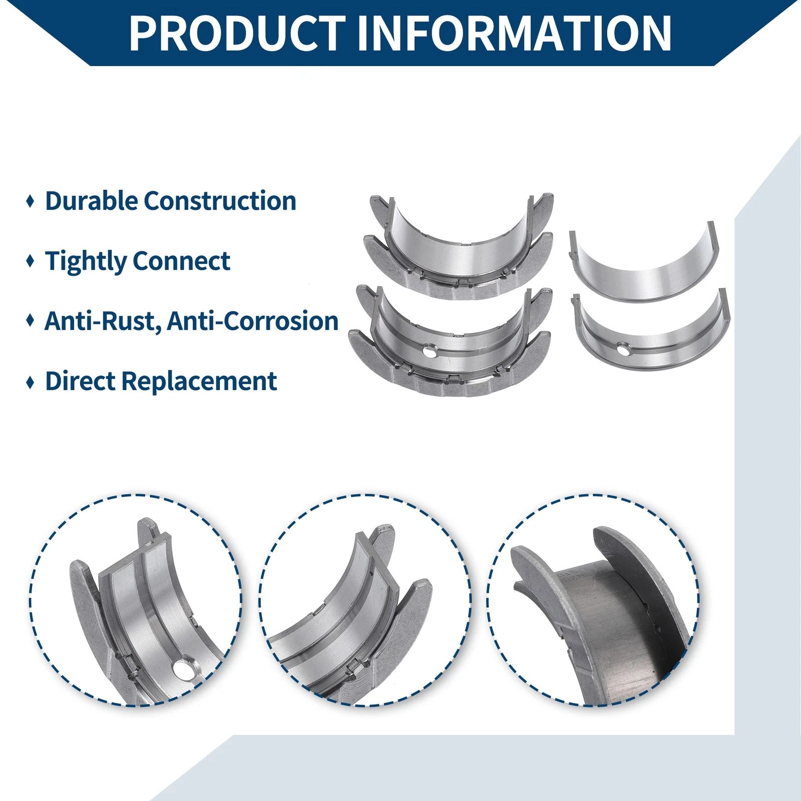 Main Bearing Set No. 11217598959 for BMW 125i (2010–2016)