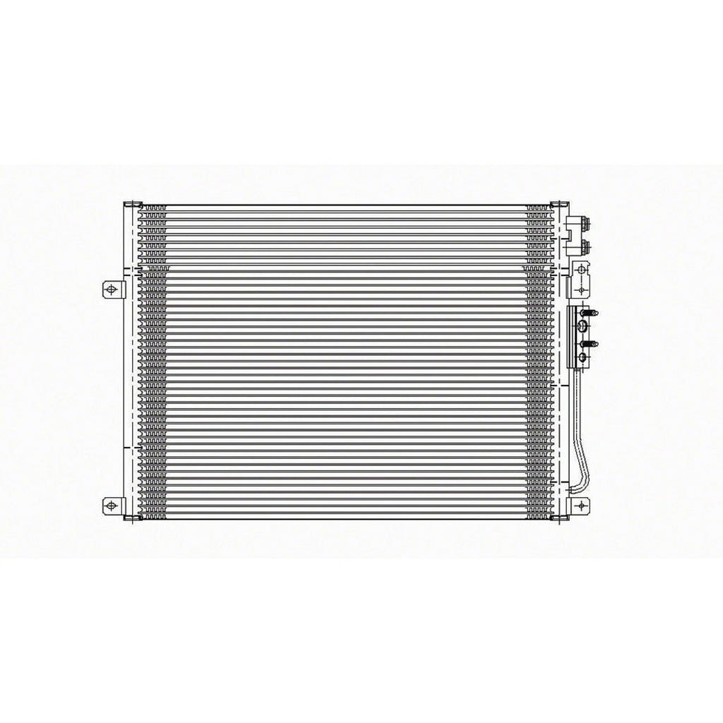Replacement A/C Condenser w/Built-In Tran Cooler (See compatibility Chart)