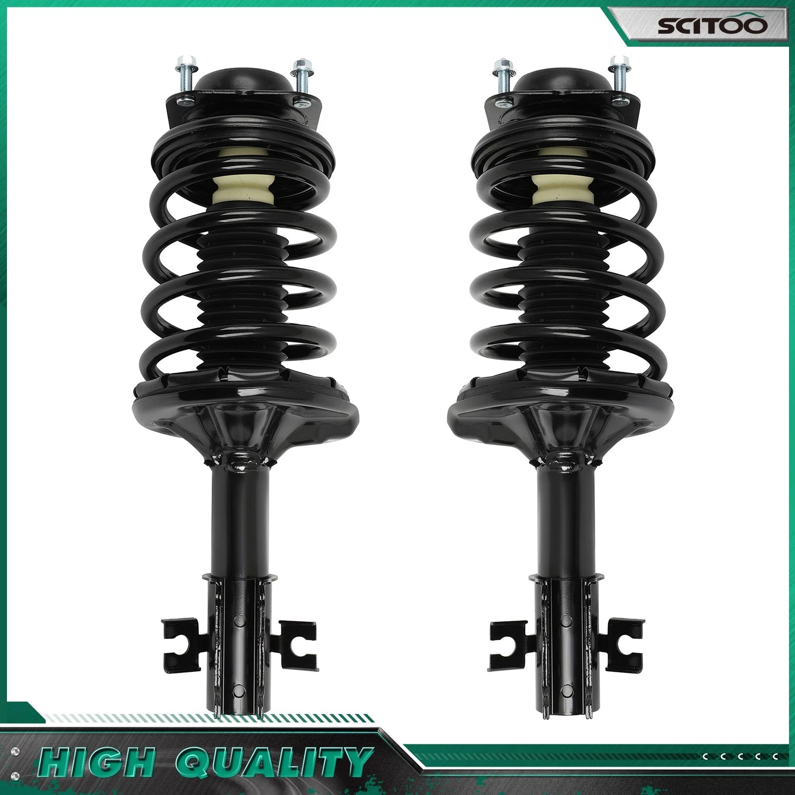 Front Complete Struts w/ Coil Springs for Ford Escort (1997–2002)
