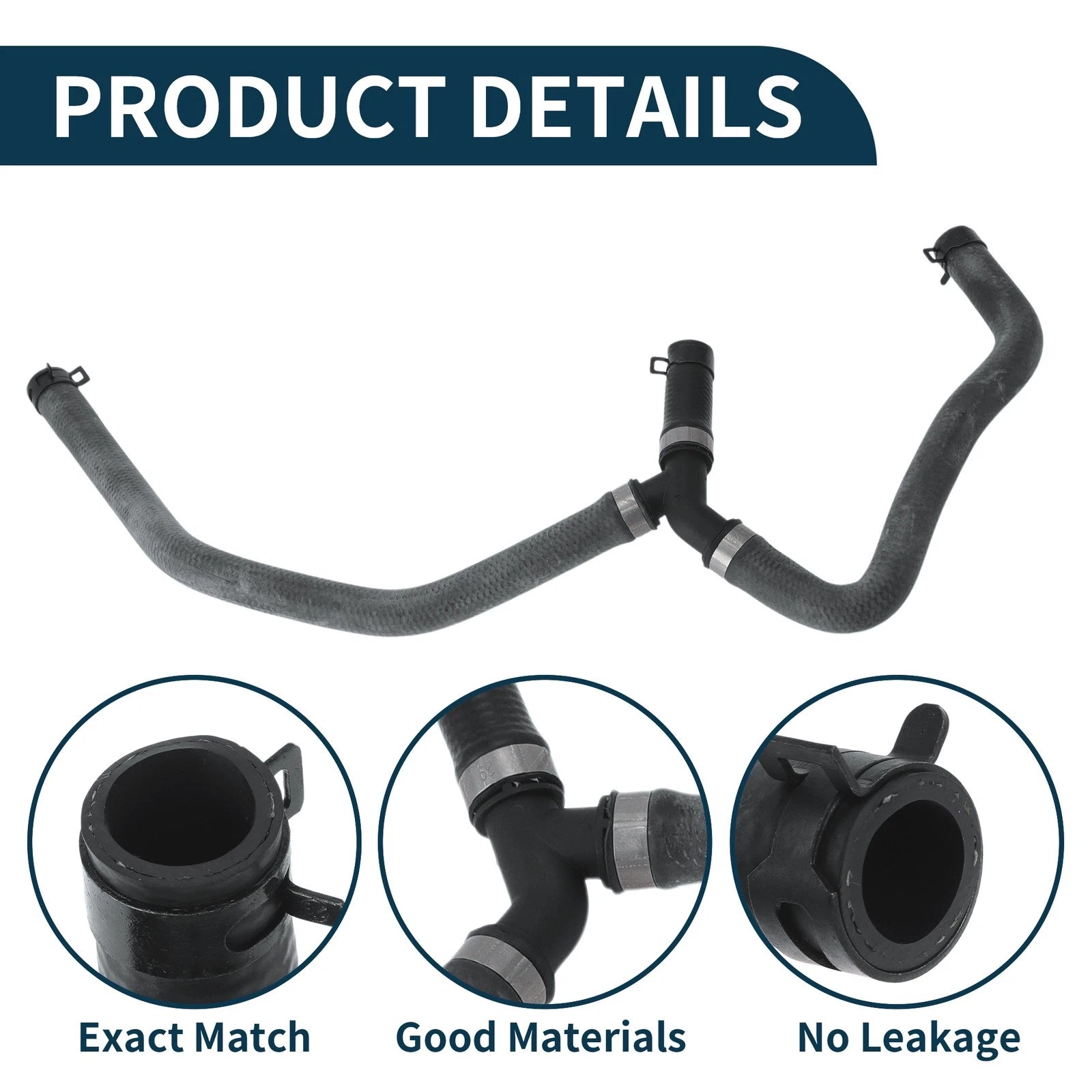 Radiator Hose No. ED818C351AE for Ford Escort 1.5T (2015) Rubber