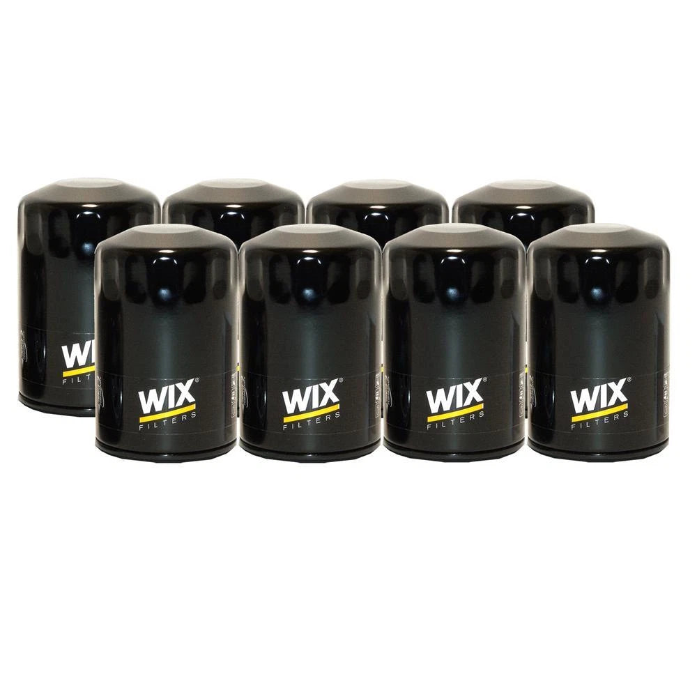 Set of 8 Wix 51522 Engine Oil Filters for (Spin-On)