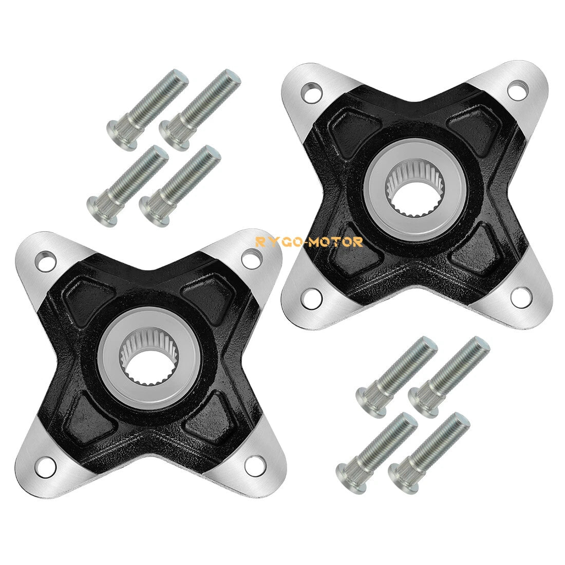 2X Rear Wheel Hubs & Bolts for Polaris RZR XP 900 (2011–2013) 5137278