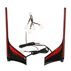 Rear Vertical LED Red Light Lens Strips for Honda Goldwing GL1800 (2012–2017)