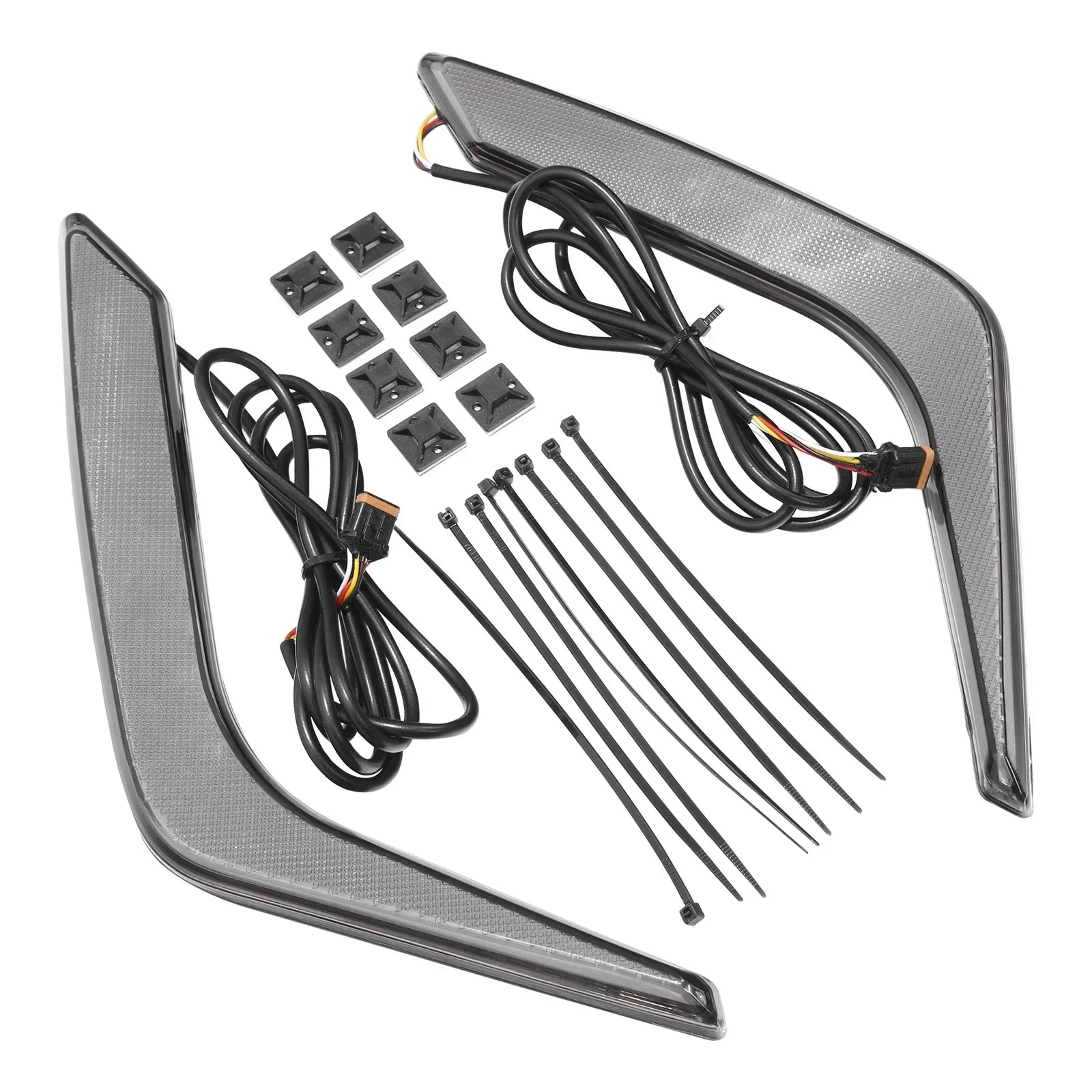 Rear Saddlebag Turn Brake Light Accents for Honda Goldwing GL1800 (2018-2025)