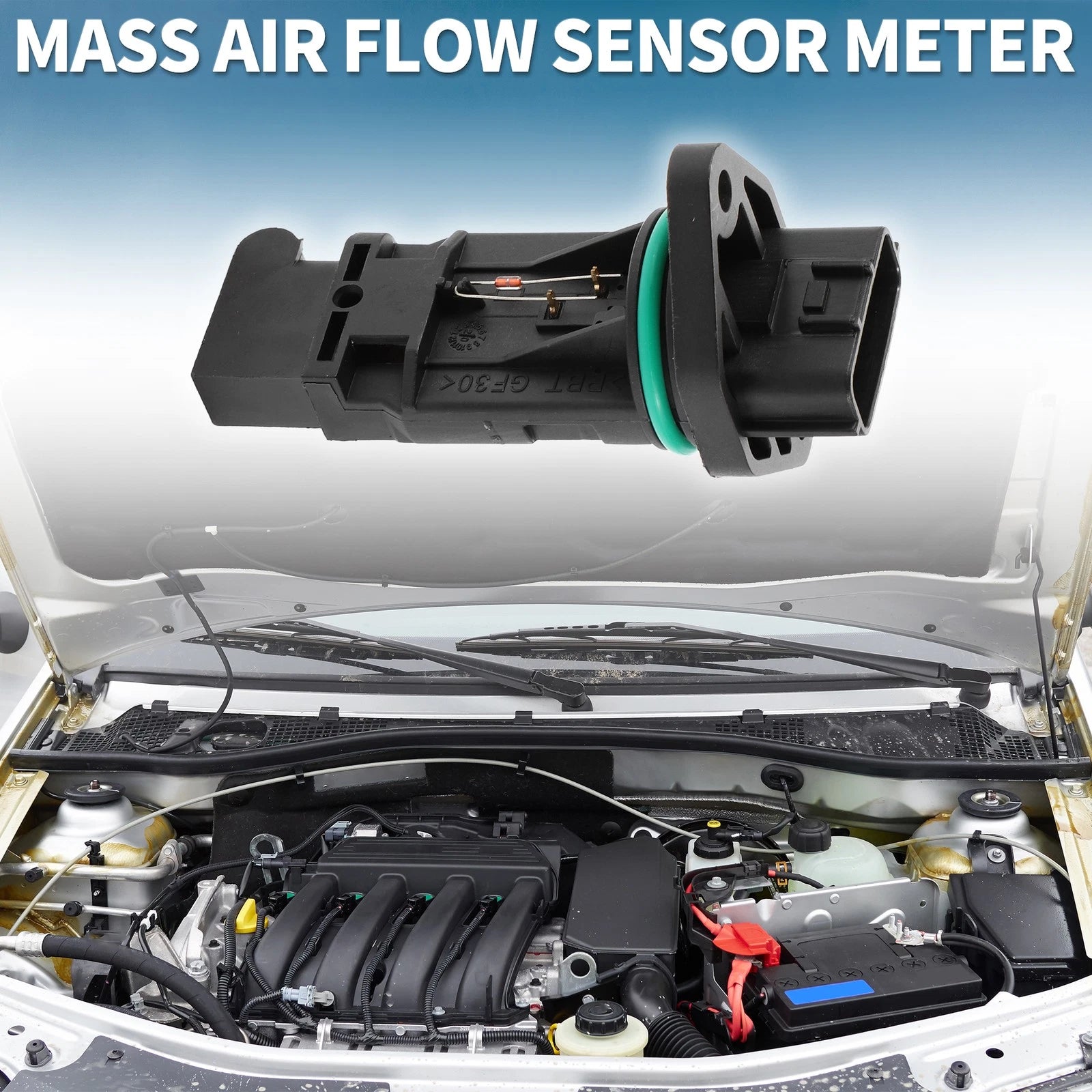 Mass Air Flow Sensor for Infiniti G20 I35 QX4 (1999–2004) No. 22680-6N200