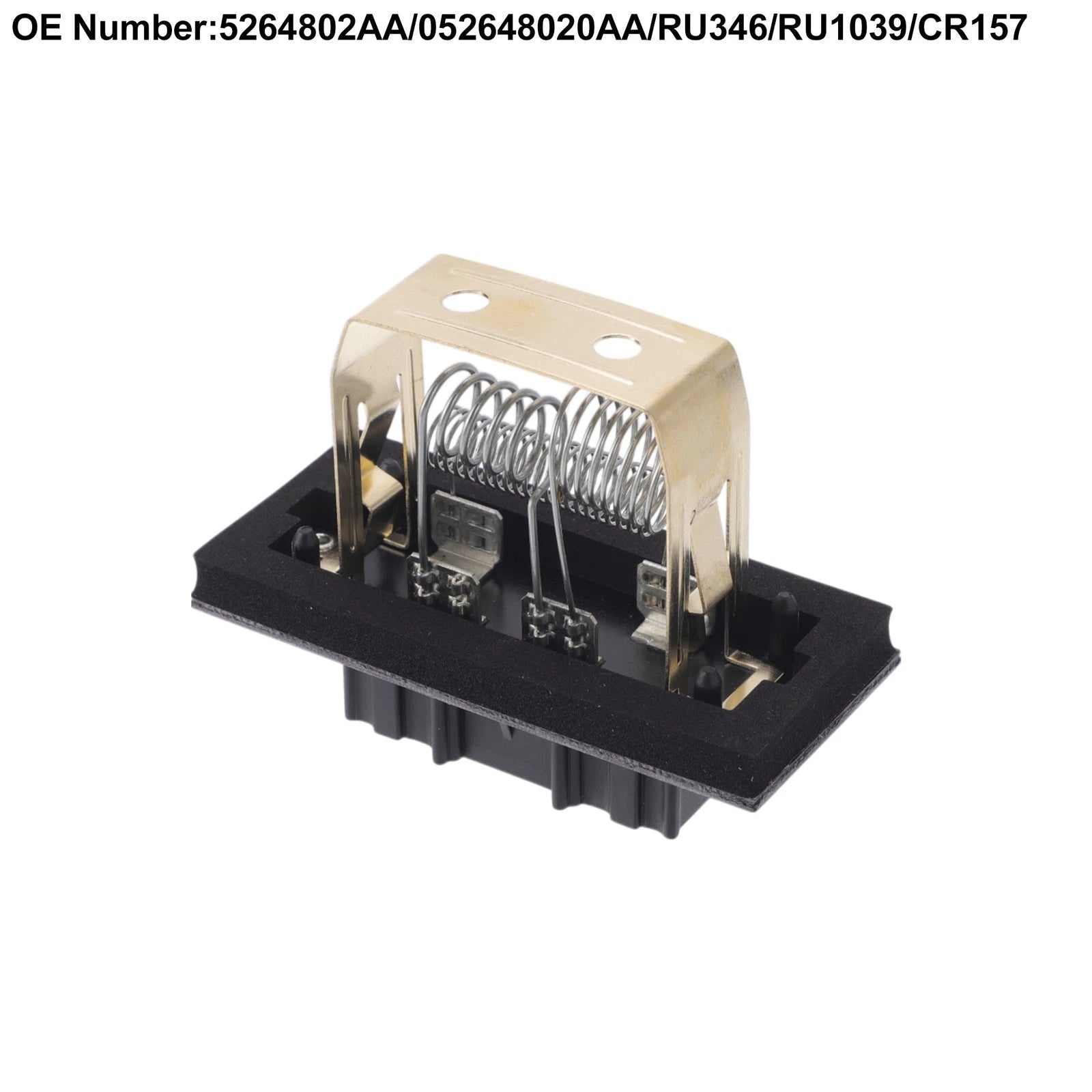 HVAC Blower Motor Resistor for Chrysler Dodge Jeep (2005–2010) No. 5264802AA