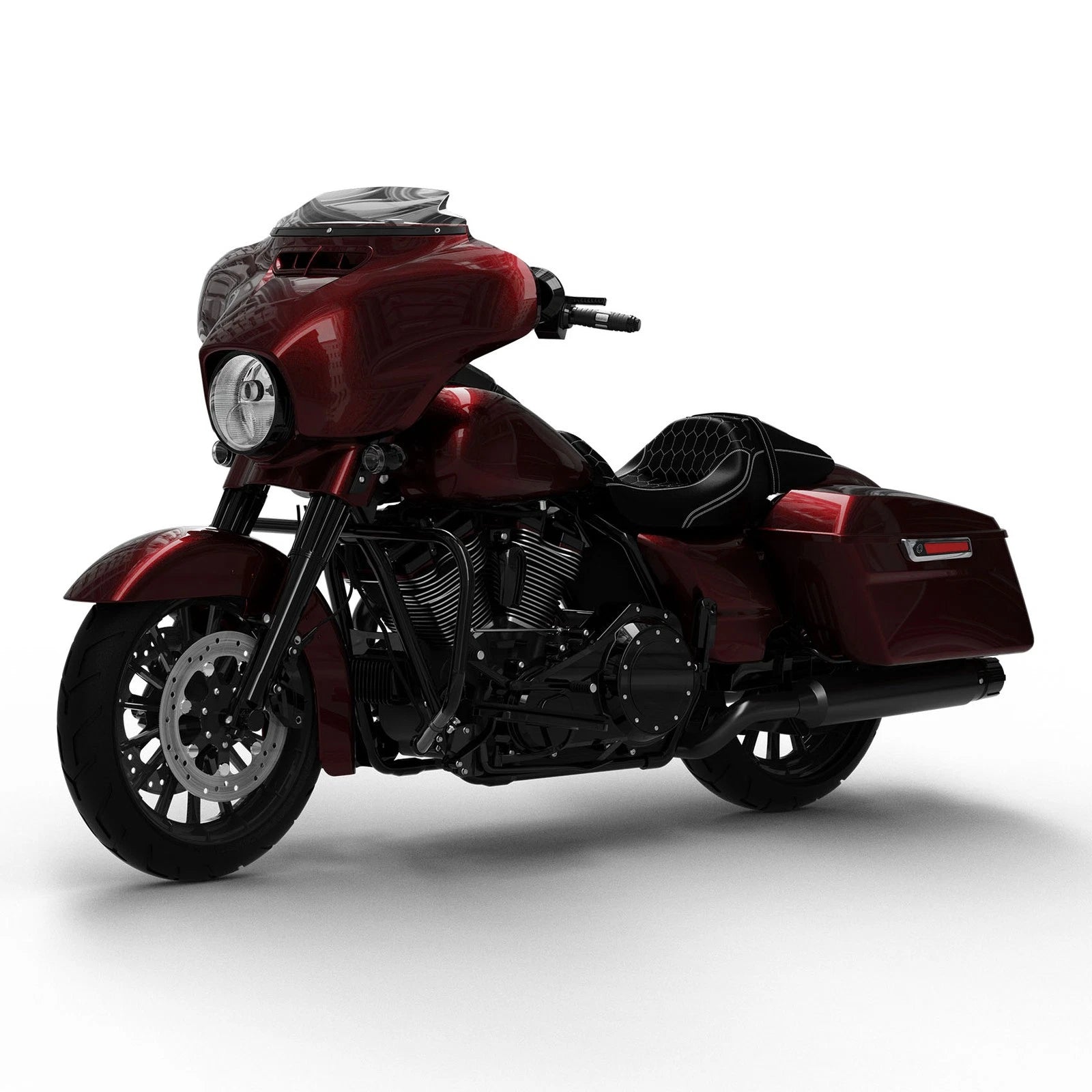 Fairings Bodywork Kit for Harley Street Glide (2014–2023) 22 21 Twisted Cherry