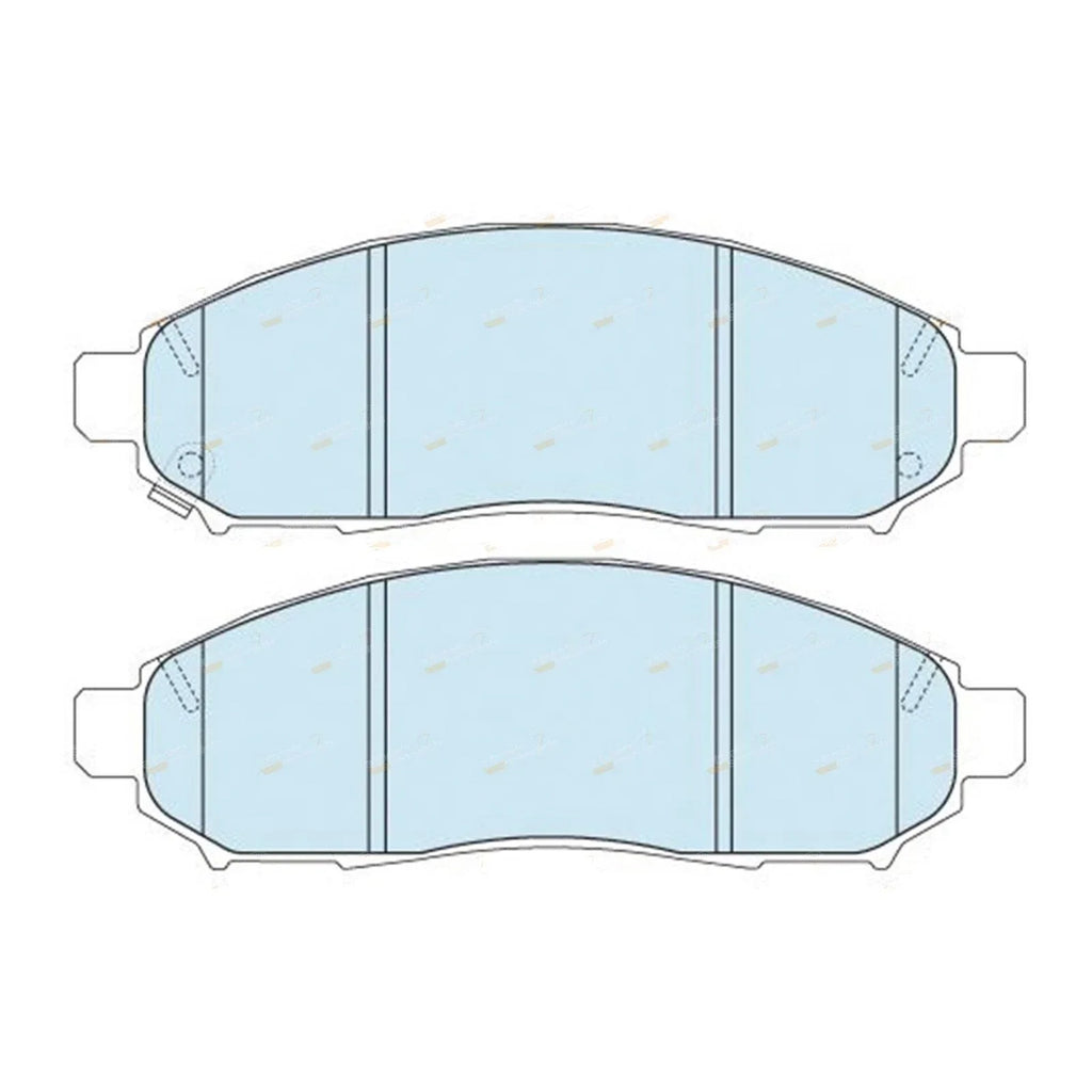 Front Disc Rotors + Brake Pads for Nissan Pathfinder R51 (2006 - 2012)