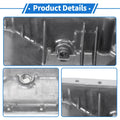 Engine Oil Pan for Honda Prelude Base Aluminum Alloy Silver Tone (1997-2001)