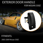 Exterior Door Handle Set of 2 for Nissan 350Z (2003–2009) Black