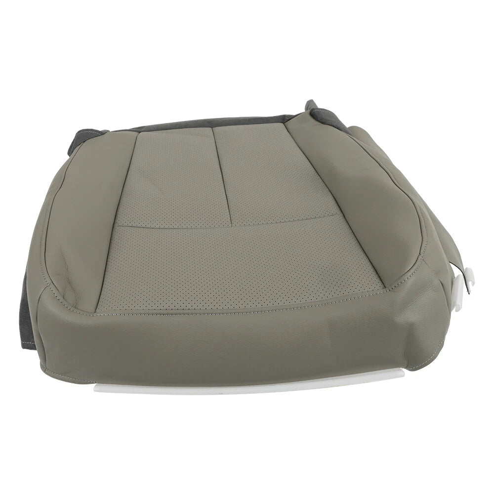 Driver Side Bottom Leather Seat Cover for Ford Expedition (2007-2014) Gray