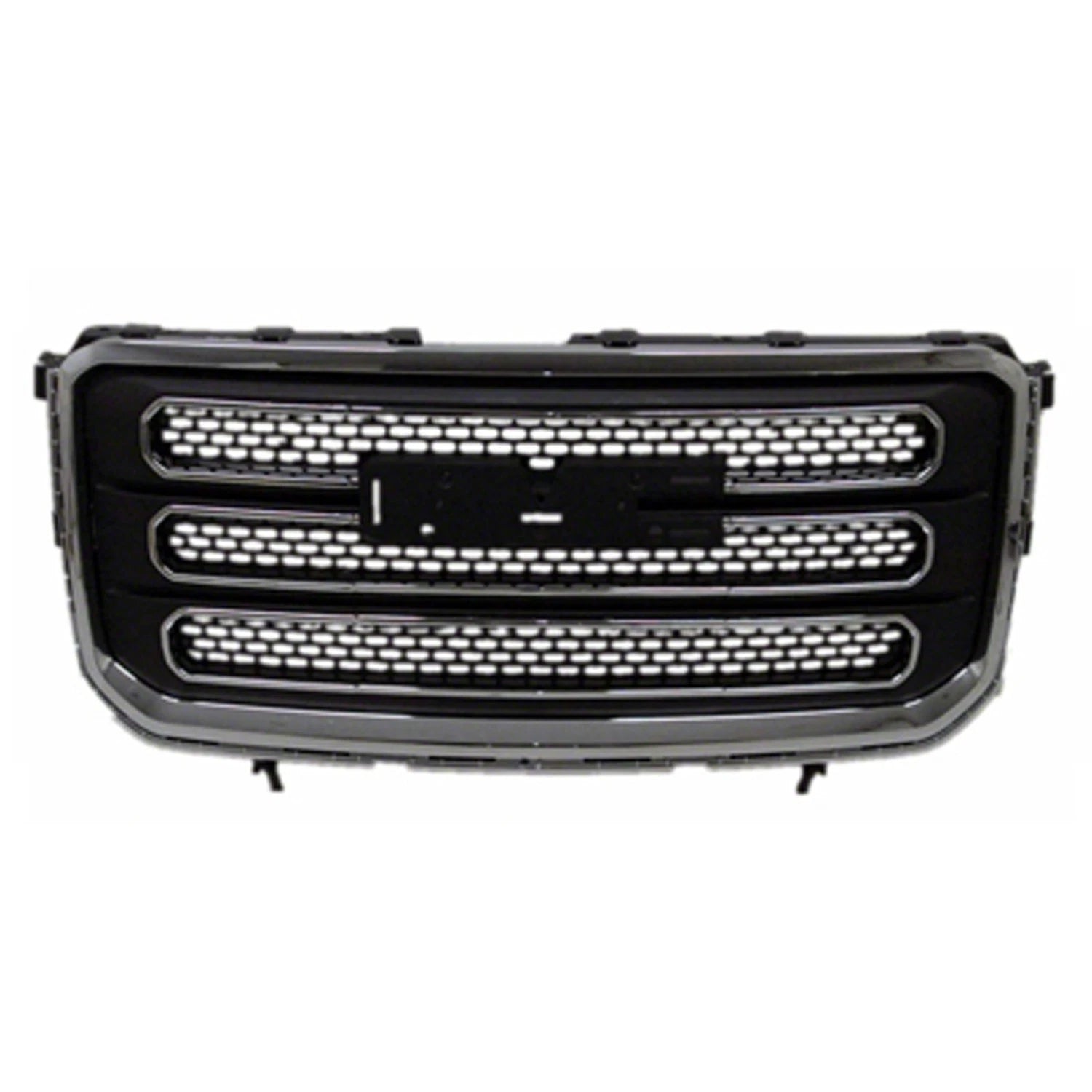 Replacement Black Chrome Plastic Front Grille For 2013-2016 GMC Acadia