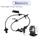 Front Right ABS Wheel Speed Sensor No. 57450-TA0-A01 for Honda Accord 