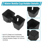 Center Console Cup Holder Organizer for Lexus GX550 (2024–2026) ABS Black