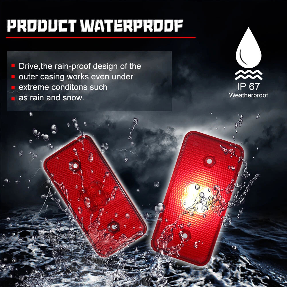 Red Lens LED Rear Side Marker Lights for Benz G-Class (2002–2014)