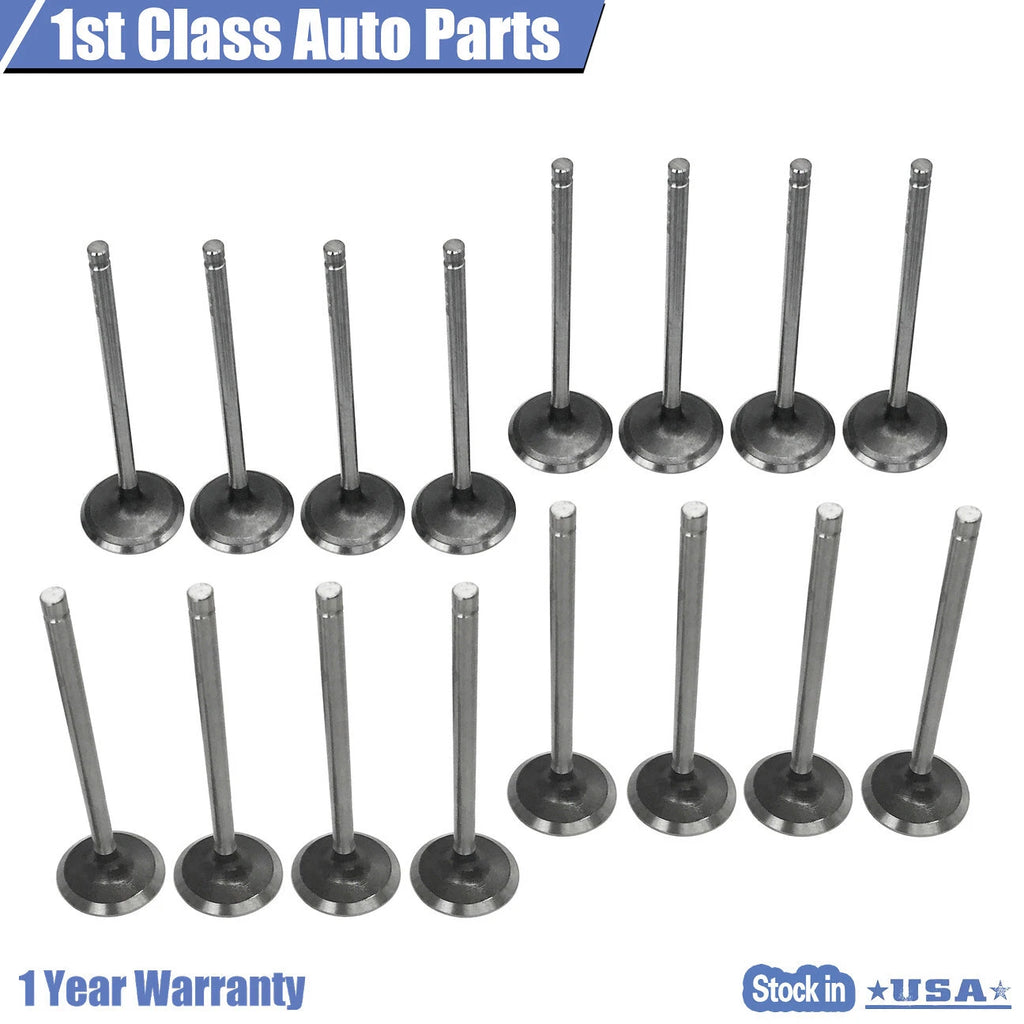 16PCS Engine Valves Kit for Subaru 2.2L 2.5L SOHC (1999–2011)