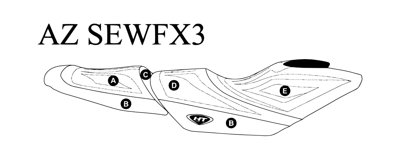 Hydro-Turf Seat Cover for Yamaha FX HO + SVHO (2019–2024)