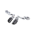 360 Adjustable 32mm Highway Foot Peg Mount Clamps for Harley Touring Softail