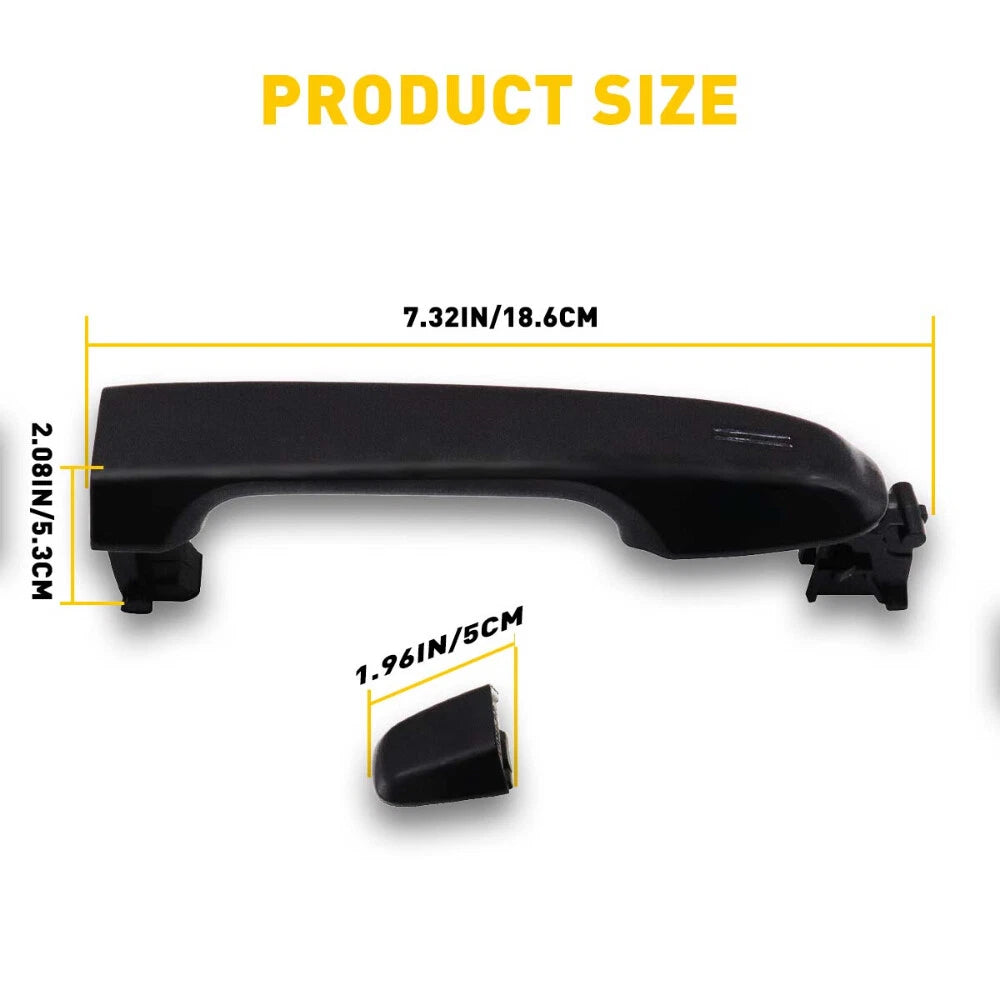 Exterior Door Handle for Toyota Camry (2012â2017) Rear Left/Right Black