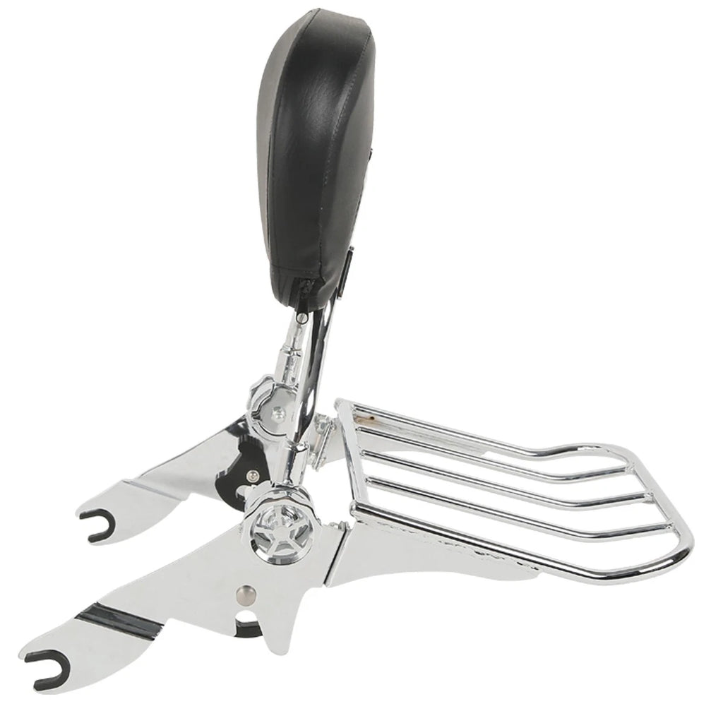 Backrest Sissy Bar Luggage Rack for Harley Touring Street Glide (2009–2025)