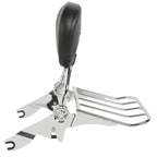 Backrest Sissy Bar Luggage Rack for Harley Touring Street Glide (2009–2025)