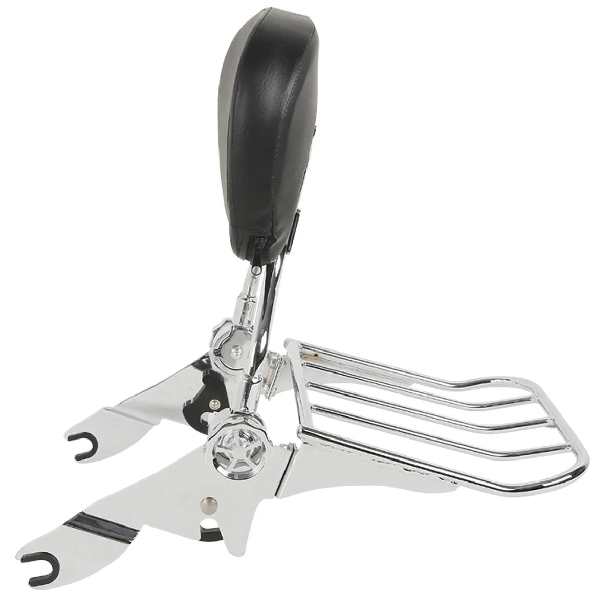 Backrest Sissy Bar Luggage Rack for Harley Touring Street Glide (2009–2025)