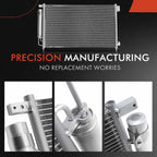 A/C Condenser and Dual Cooling Fan Kit for Honda Accord (2003–2007)