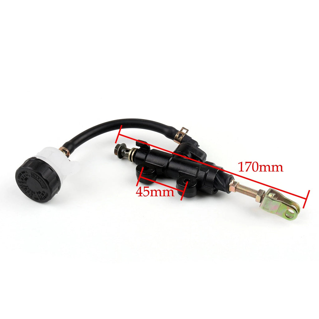 Rear Master Cylinder Hydraulic Brake Pump Fluid Reservoir for Moto Universal