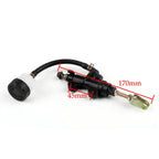 Rear Master Cylinder Hydraulic Brake Pump Fluid Reservoir for Moto Universal