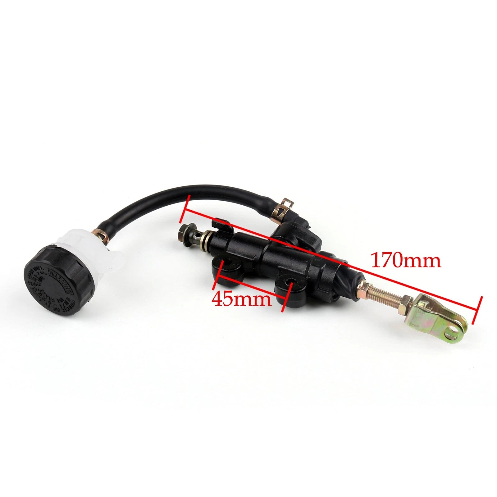 Rear Master Cylinder Hydraulic Brake Pump Fluid Reservoir for Moto Universal