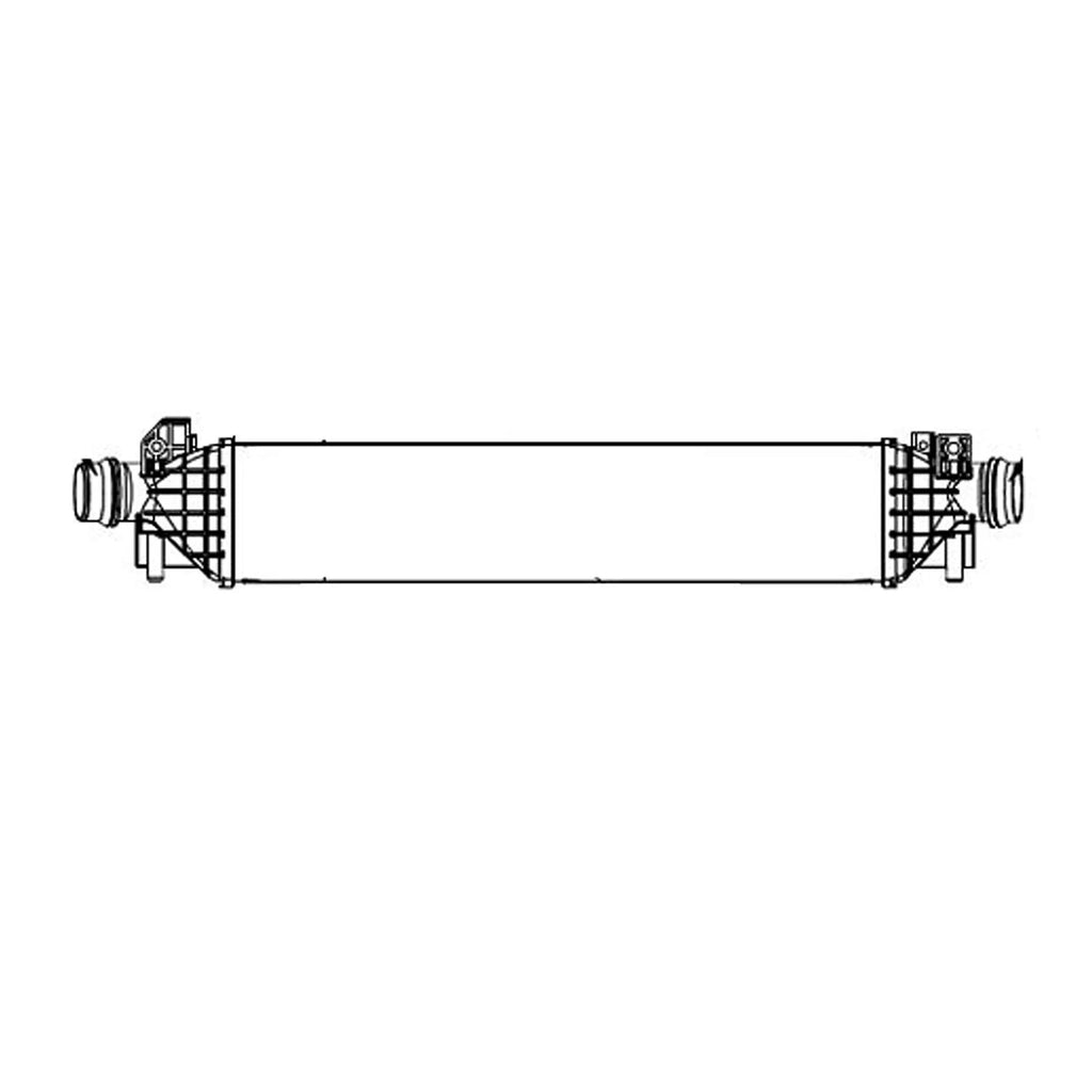 Replacement Plastic/Aluminum Turbocharger Intercooler/Charge Air Cooler