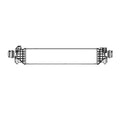 Replacement Plastic/Aluminum Turbocharger Intercooler/Charge Air Cooler