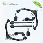 8x Front Suspension Control Arms Tie Rods Ball Joints for Jeep Liberty (2002–2004)