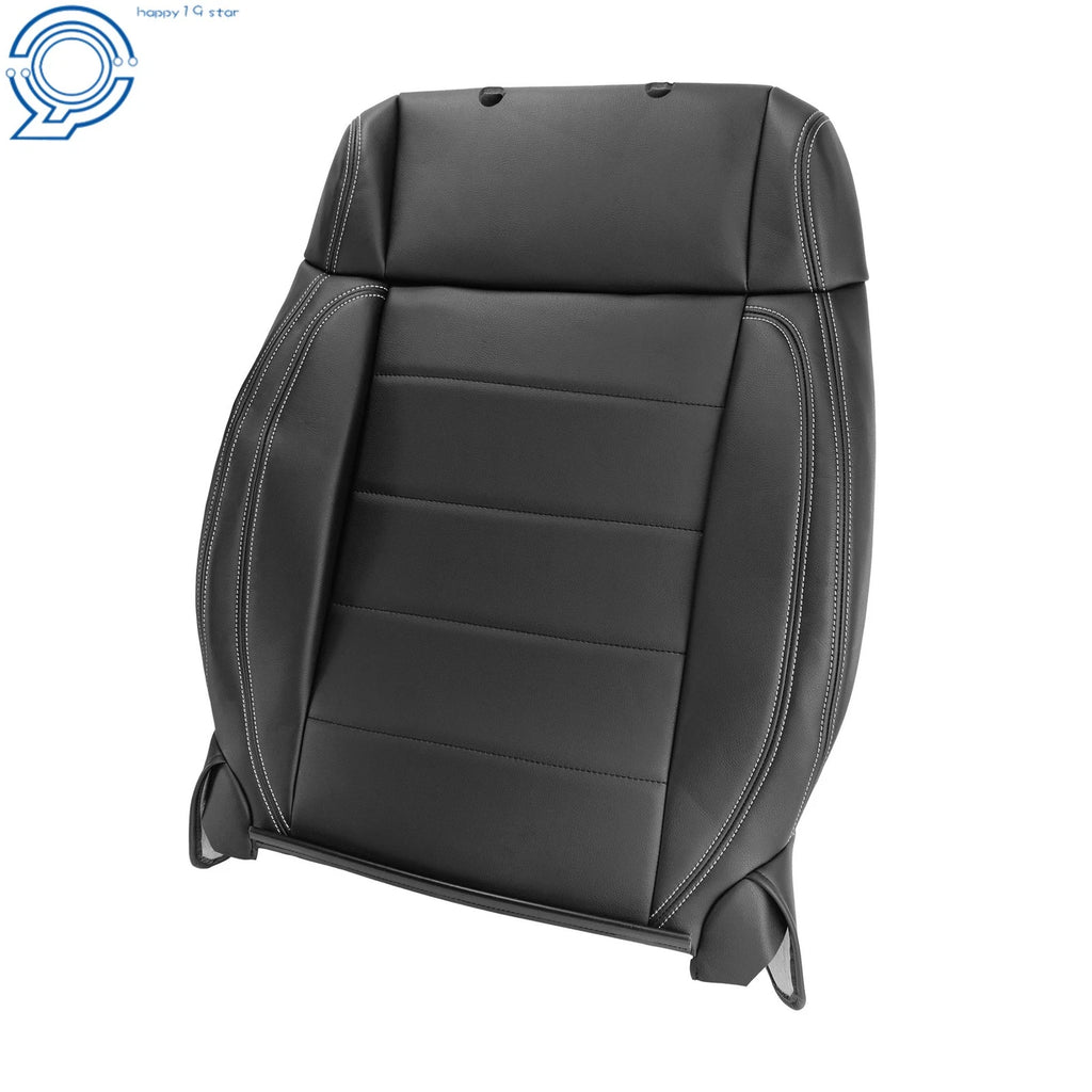 Front Right Back Rest Cover for Jeep Wrangler (2007-2012) Black Leather