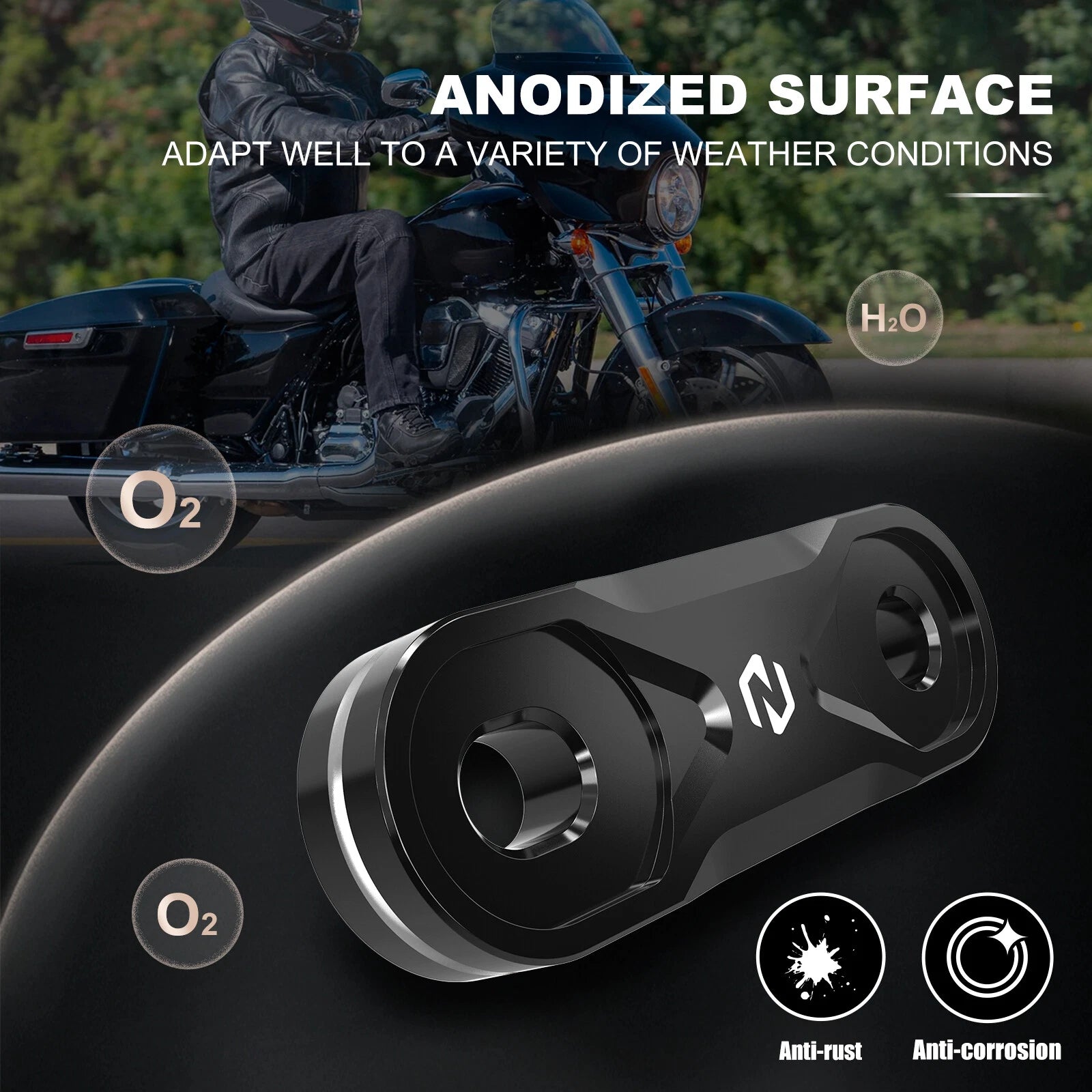 CNC Horn Relocation Plate for Harley Street Glide FLHX FLHXS CVO FLHXSE (2014–2023)