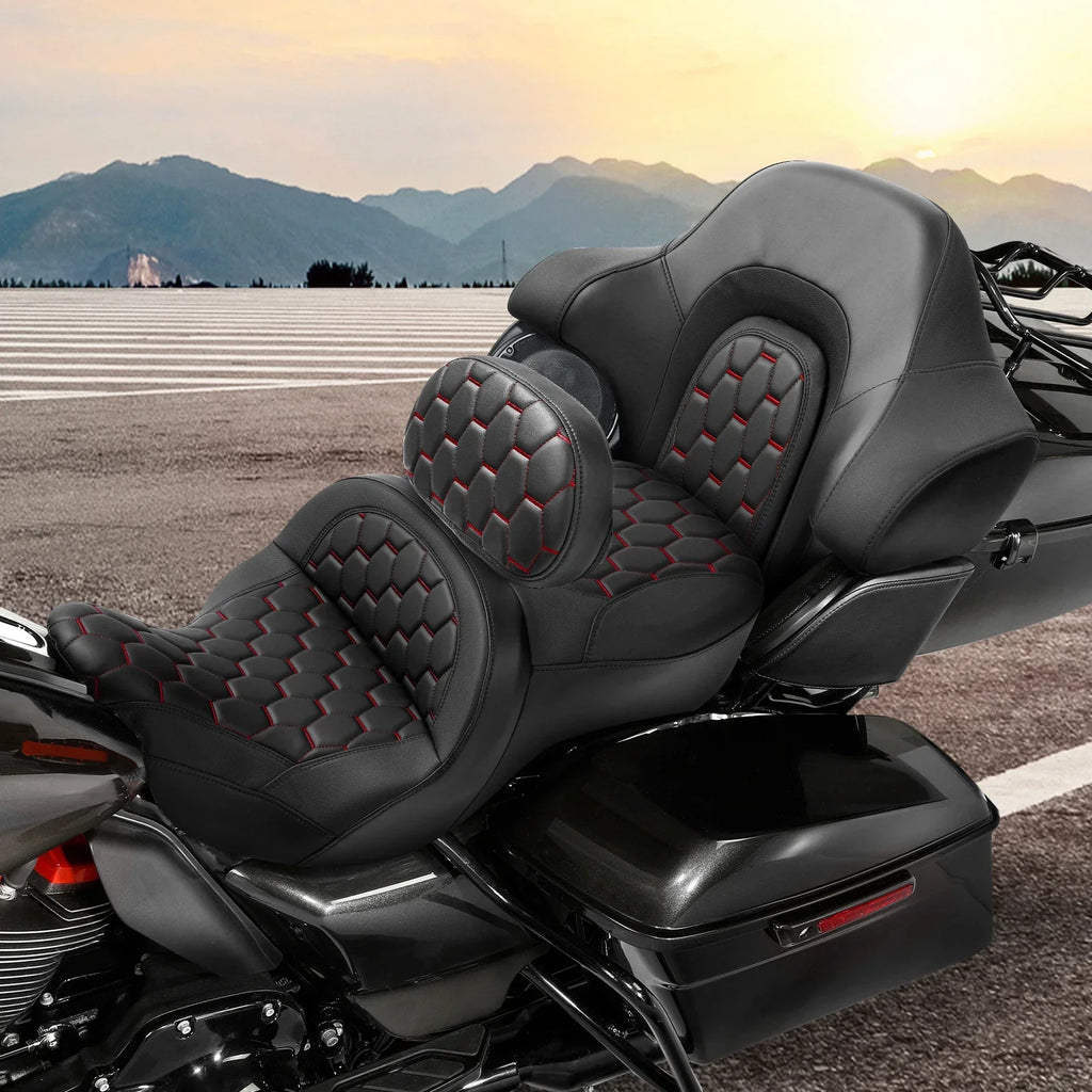 Driver Passenger Seat Backrest for Harley Electra Road Glide (2014-2023)