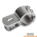 Chrome Engine Guard Clamps for Motorcycle 1 1/8" Crash Bar