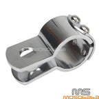 Chrome Engine Guard Clamps for Motorcycle 1 1/8" Crash Bar