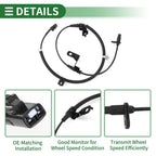 ABS Wheel Speed Sensor No. 95670C5000 for Kia Sorento (2015–2023)