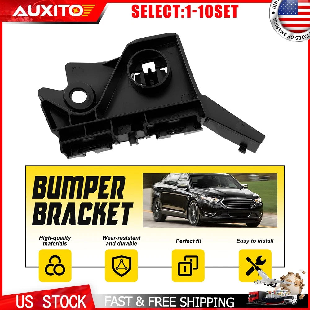 Set of 2 Front Bumper-Side Support Brackets for Ford Taurus (2010–2018)