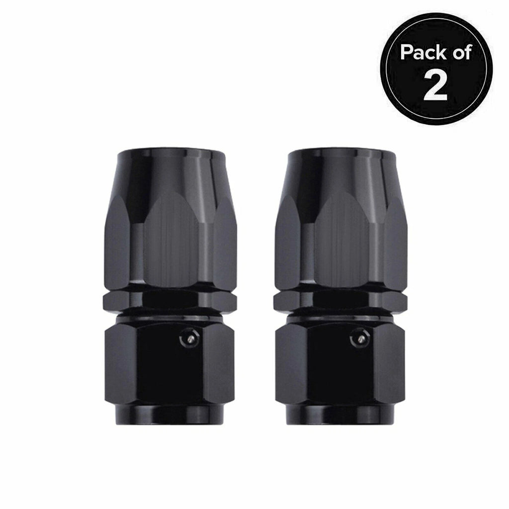 10AN Black Straight Swivel Hose End Fitting for CPE Oil & Fuel Lines (2020–2025)