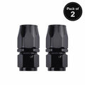 10AN Black Straight Swivel Hose End Fitting for CPE Oil & Fuel Lines (2020–2025)